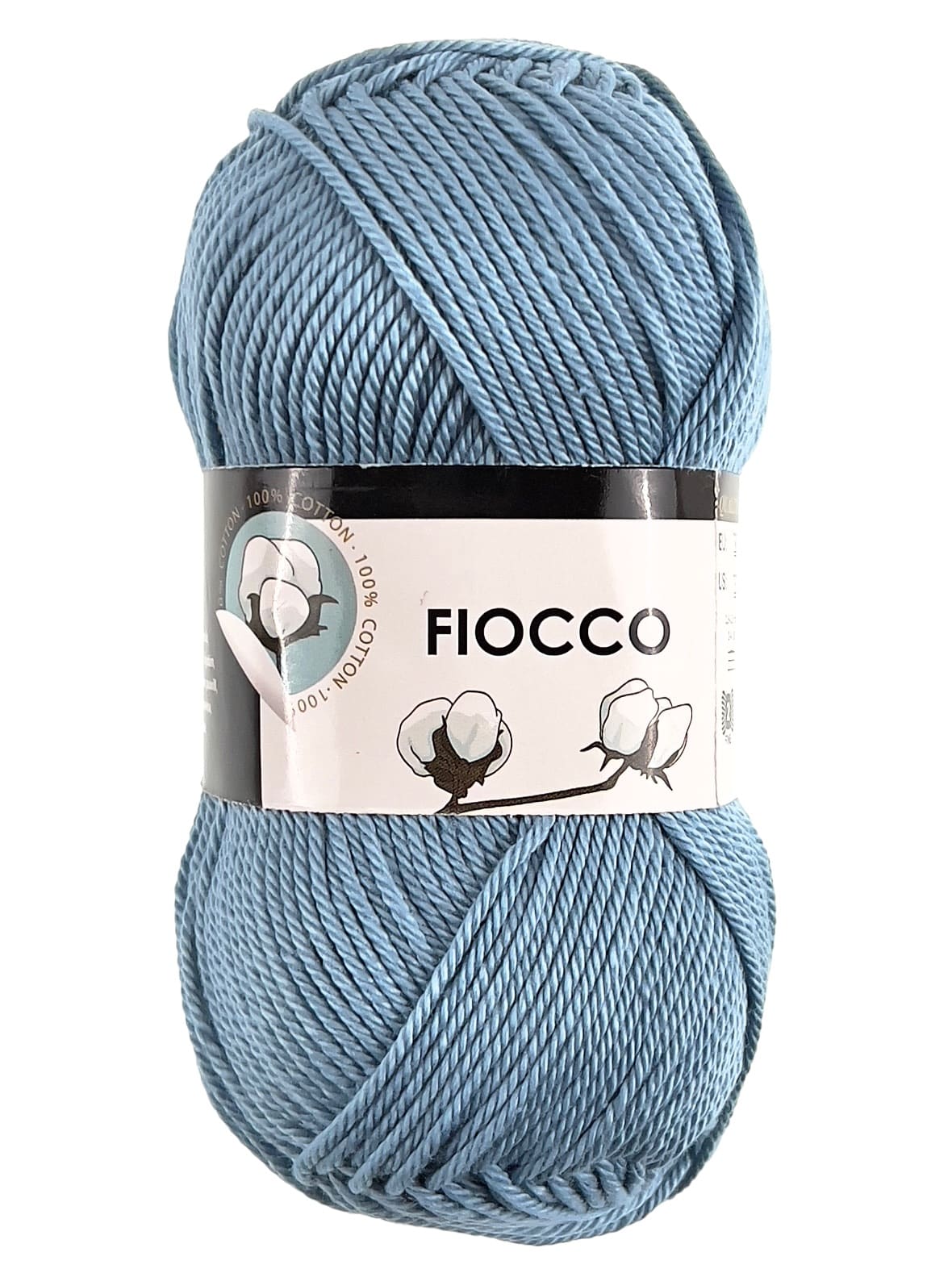 Fiocco Baumwollgarn Helltaubenblau 7515